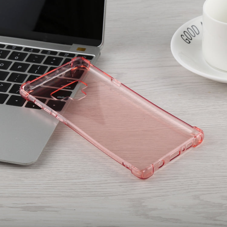 0.75mm Dropproof Transparent TPU Case for Galaxy Note9 (Pink)