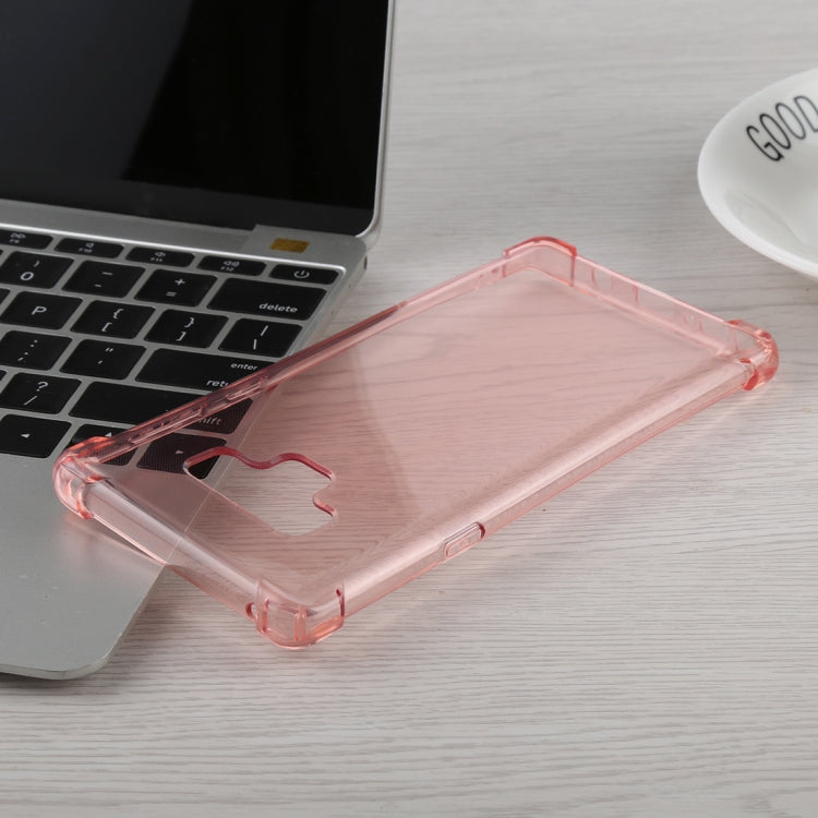 0.75mm Dropproof Transparent TPU Case for Galaxy Note9 (Pink)