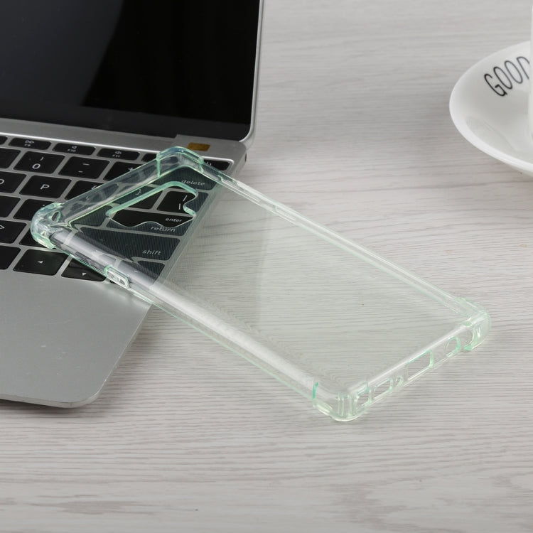 0.75mm Dropproof Transparent TPU Case for Galaxy Note9 (Green)