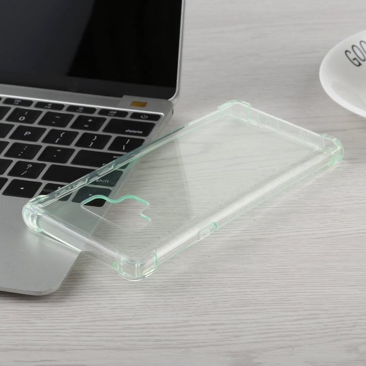 0.75mm Dropproof Transparent TPU Case for Galaxy Note9 (Green)
