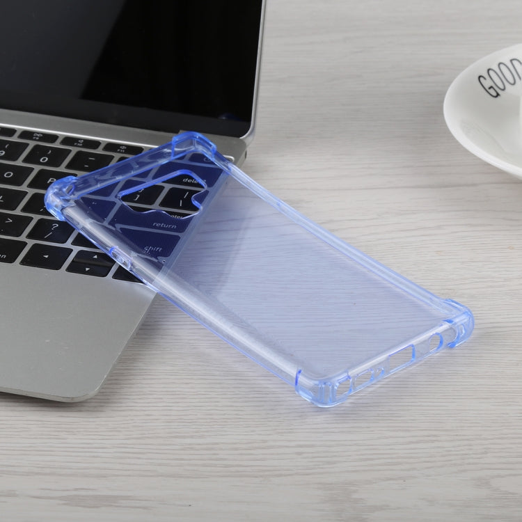 0.75mm Dropproof Transparent TPU Case for Galaxy Note9 (Blue)