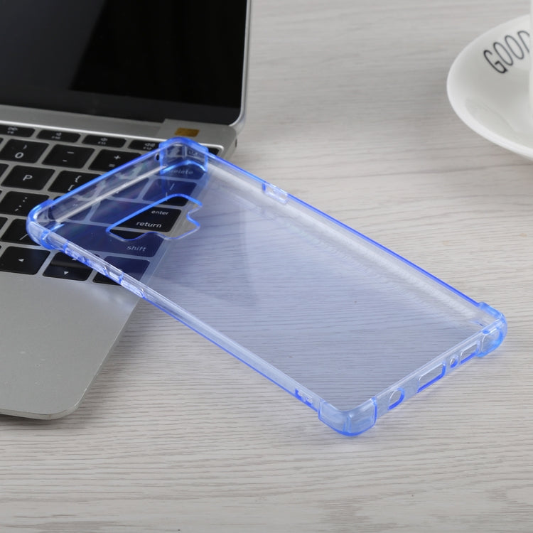 0.75mm Dropproof Transparent TPU Case for Galaxy Note9 (Blue)
