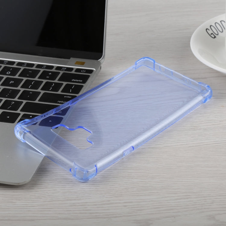 0.75mm Dropproof Transparent TPU Case for Galaxy Note9 (Blue)