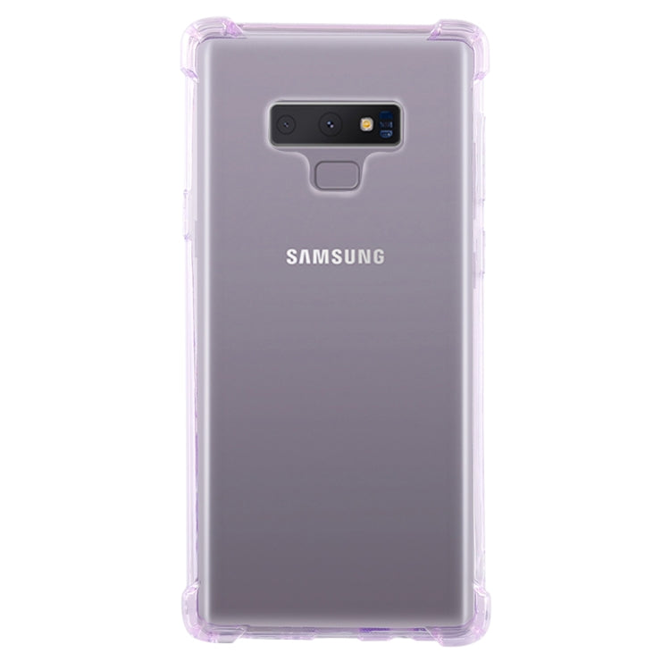 0.75mm Dropproof Transparent TPU Case for Galaxy Note9 (Purple)