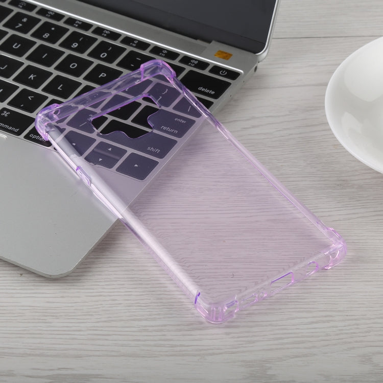 0.75mm Dropproof Transparent TPU Case for Galaxy Note9 (Purple)