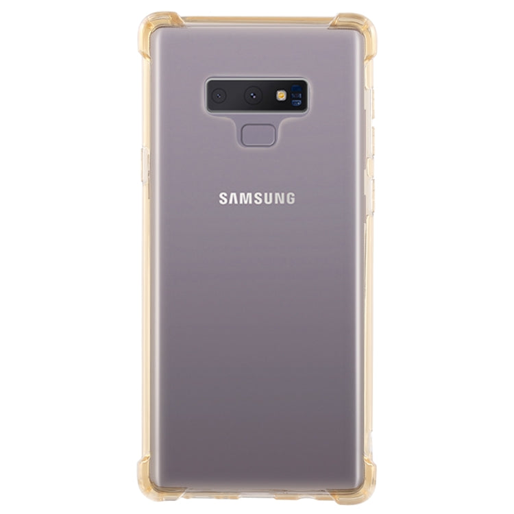 0.75mm Dropproof Transparent TPU Case for Galaxy Note9 (Yellow)