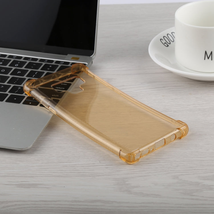 0.75mm Dropproof Transparent TPU Case for Galaxy Note9 (Yellow)