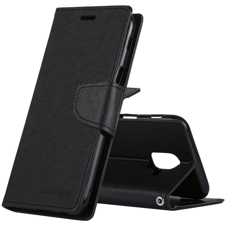 GOOSPERY FANCY DIARY Horizontal Flip PU Leather Case for Galaxy A6 (2018), with Holder & Card Slots & Wallet