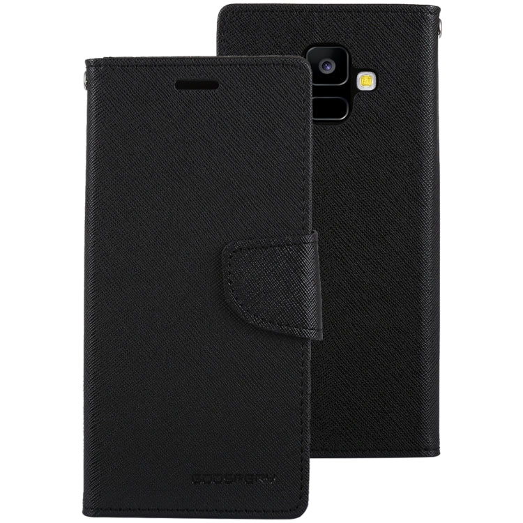 GOOSPERY FANCY DIARY Horizontal Flip PU Leather Case for Galaxy A6 (2018), with Holder & Card Slots & Wallet