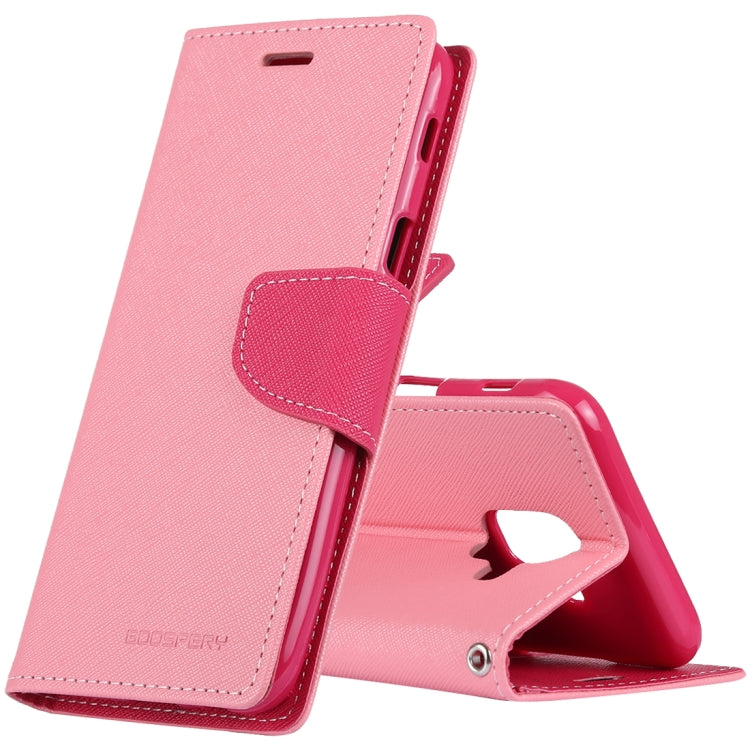 GOOSPERY FANCY DIARY Horizontal Flip PU Leather Case for Galaxy A6 (2018), with Holder & Card Slots & Wallet