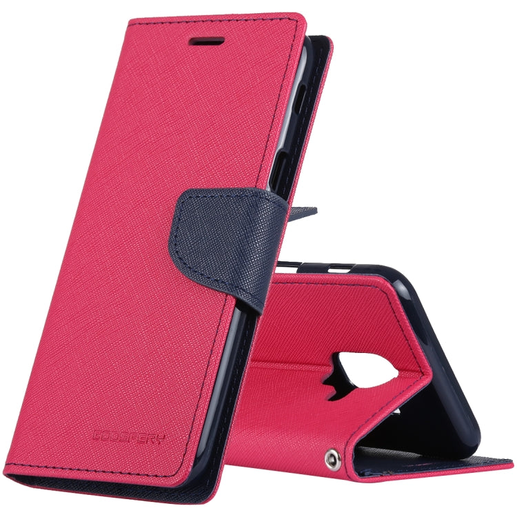 GOOSPERY FANCY DIARY Horizontal Flip PU Leather Case for Galaxy A6 (2018), with Holder & Card Slots & Wallet