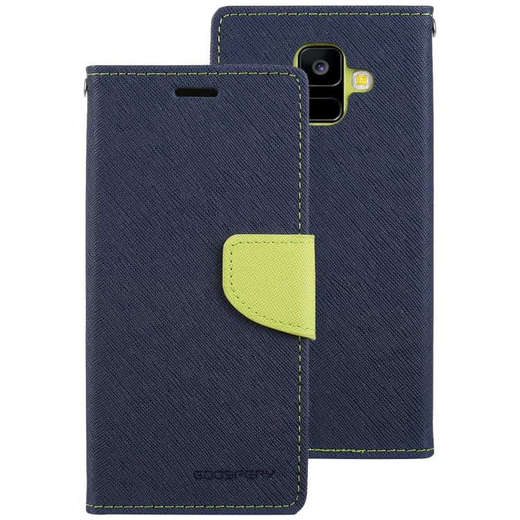 GOOSPERY FANCY DIARY Horizontal Flip PU Leather Case for Galaxy A6 (2018), with Holder & Card Slots & Wallet