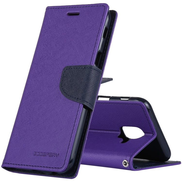 GOOSPERY FANCY DIARY Horizontal Flip PU Leather Case for Galaxy A6 (2018), with Holder & Card Slots & Wallet