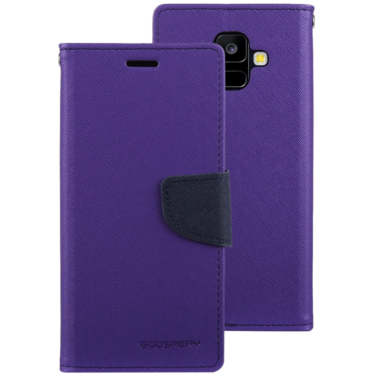 GOOSPERY FANCY DIARY Horizontal Flip PU Leather Case for Galaxy A6 (2018), with Holder & Card Slots & Wallet