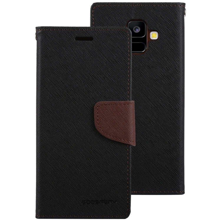 GOOSPERY FANCY DIARY Horizontal Flip PU Leather Case for Galaxy A6 (2018), with Holder & Card Slots & Wallet