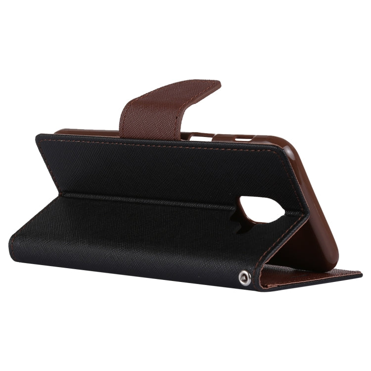GOOSPERY FANCY DIARY Horizontal Flip PU Leather Case for Galaxy A6 (2018), with Holder & Card Slots & Wallet