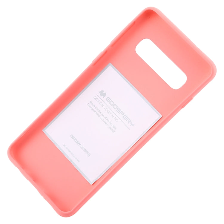 GOOSPERY SOFT FEELING Liquid TPU Drop-proof Soft Case for Galaxy S10