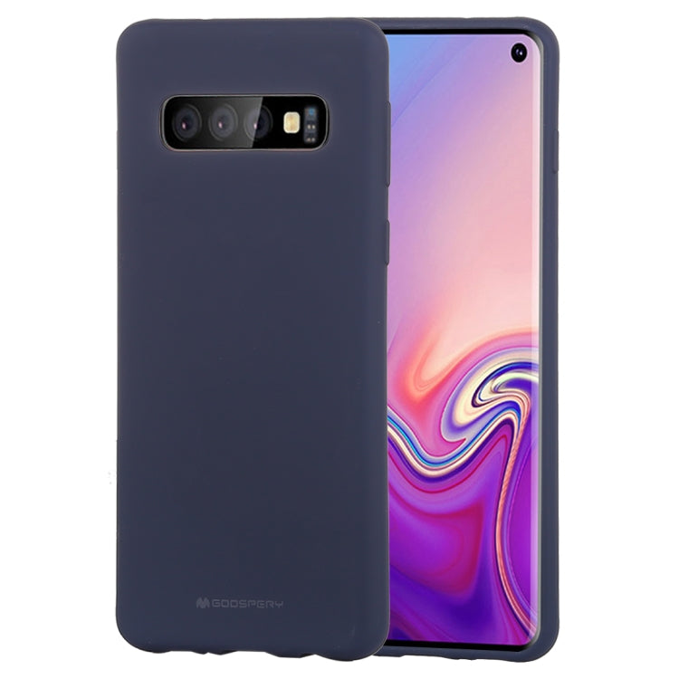 GOOSPERY SOFT FEELING Liquid TPU Drop-proof Soft Case for Galaxy S10