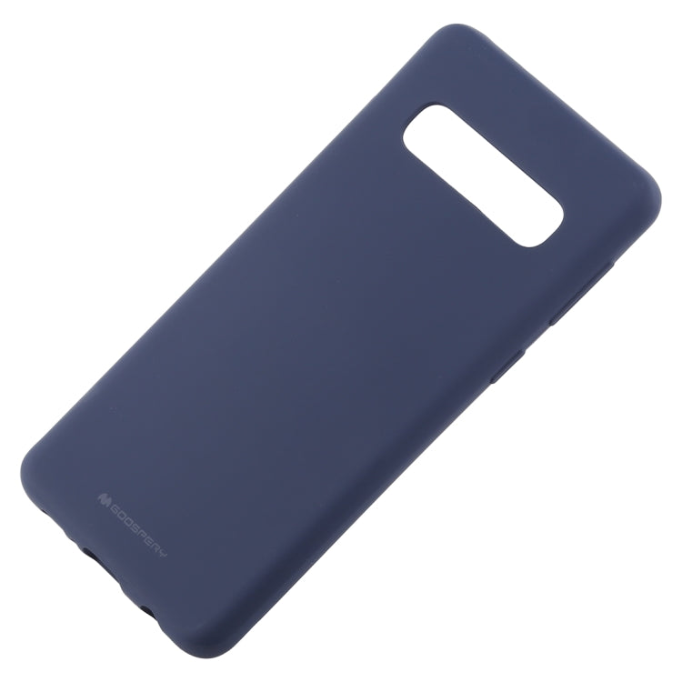 GOOSPERY SOFT FEELING Liquid TPU Drop-proof Soft Case for Galaxy S10