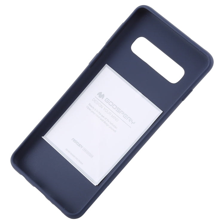 GOOSPERY SOFT FEELING Liquid TPU Drop-proof Soft Case for Galaxy S10
