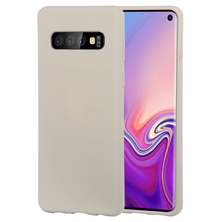 GOOSPERY SOFT FEELING Liquid TPU Drop-proof Soft Case for Galaxy S10