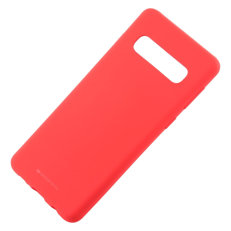 GOOSPERY SOFT FEELING Liquid TPU Drop-proof Soft Case for Galaxy S10
