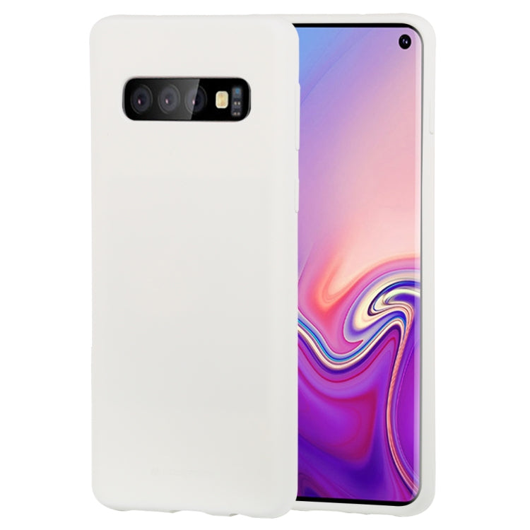 GOOSPERY SOFT FEELING Liquid TPU Drop-proof Soft Case for Galaxy S10
