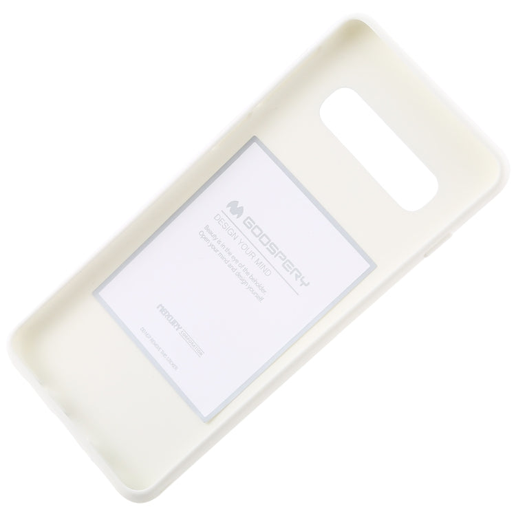 GOOSPERY SOFT FEELING Liquid TPU Drop-proof Soft Case for Galaxy S10