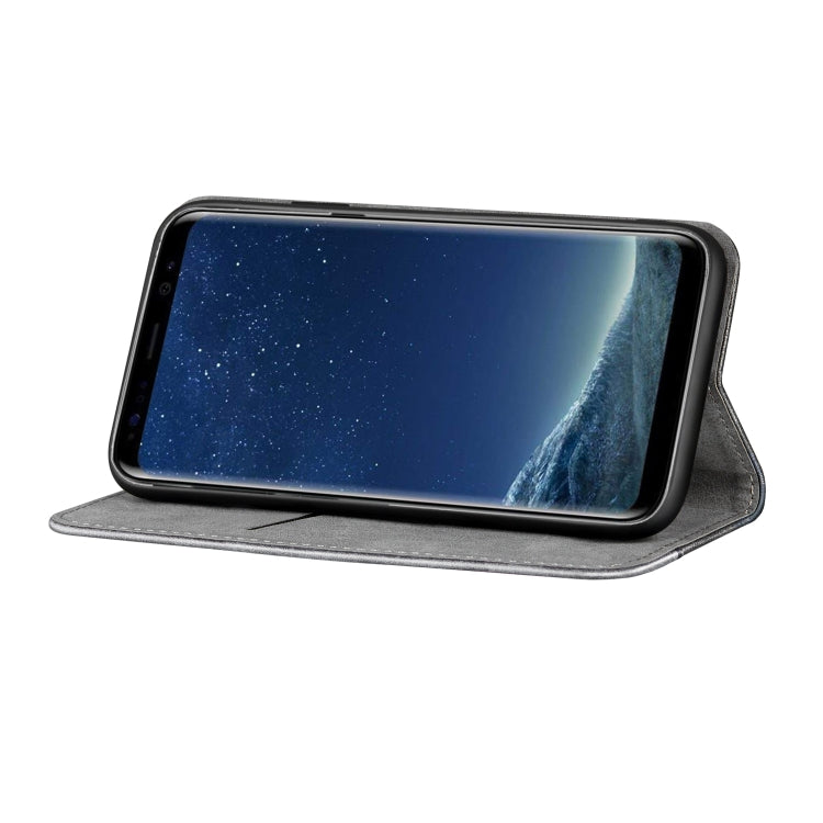 Business Solid Color Stitching Horizontal Flip Leather Case for Galaxy S8+, with Holder & Card Slots & Wallet & Lanyard