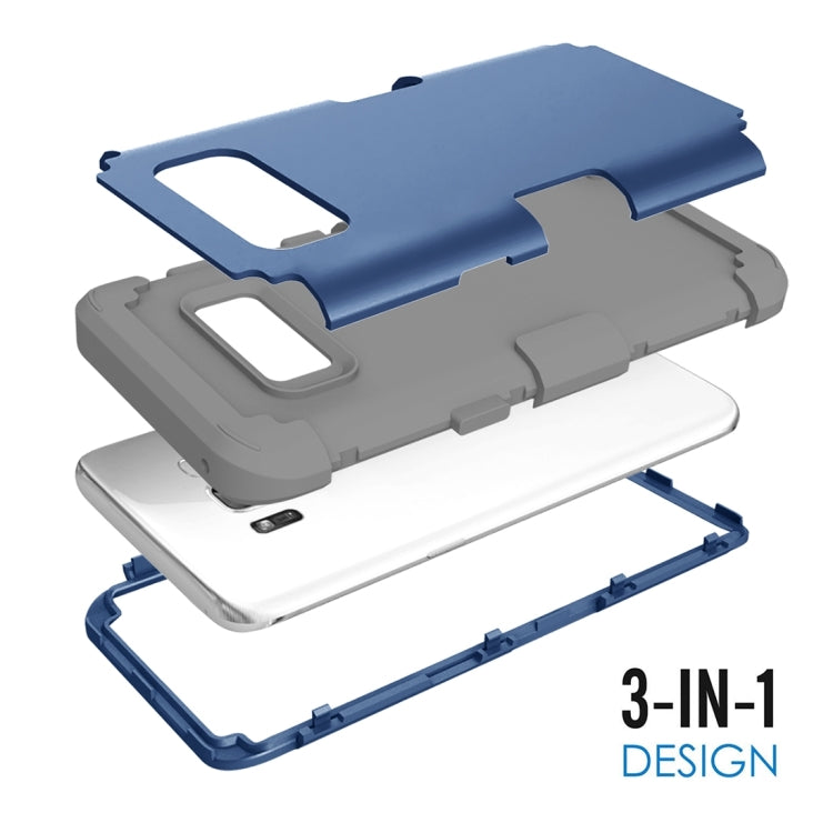 For Galaxy S8 Dropproof 3 in 1 Silicone sleeve for mobile phone