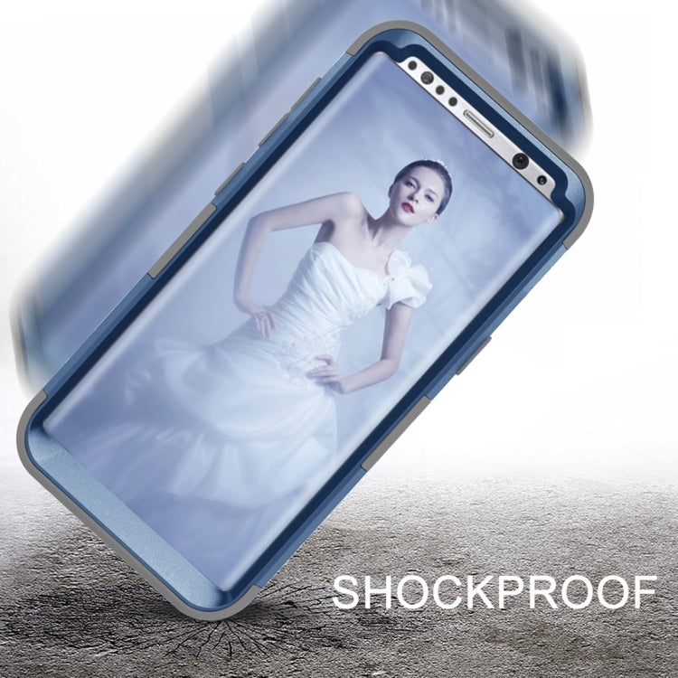 For Galaxy S8 Dropproof 3 in 1 Silicone sleeve for mobile phone