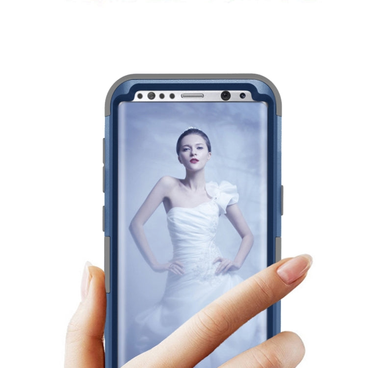 For Galaxy S8 Dropproof 3 in 1 Silicone sleeve for mobile phone