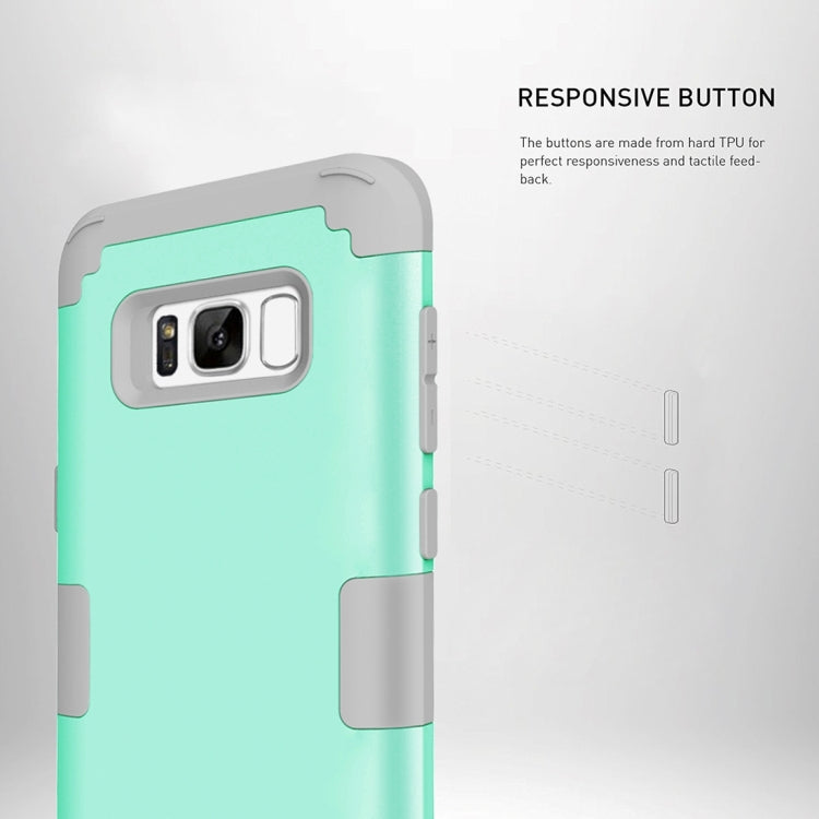 For Galaxy S8 Dropproof 3 in 1 Silicone sleeve for mobile phone