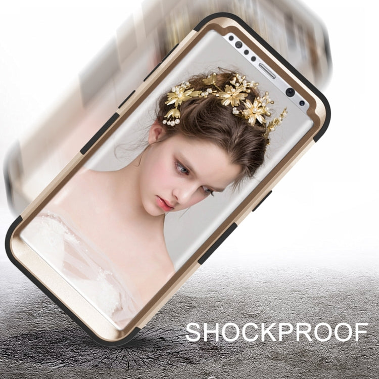 For Galaxy S8 Dropproof 3 in 1 Silicone sleeve for mobile phone