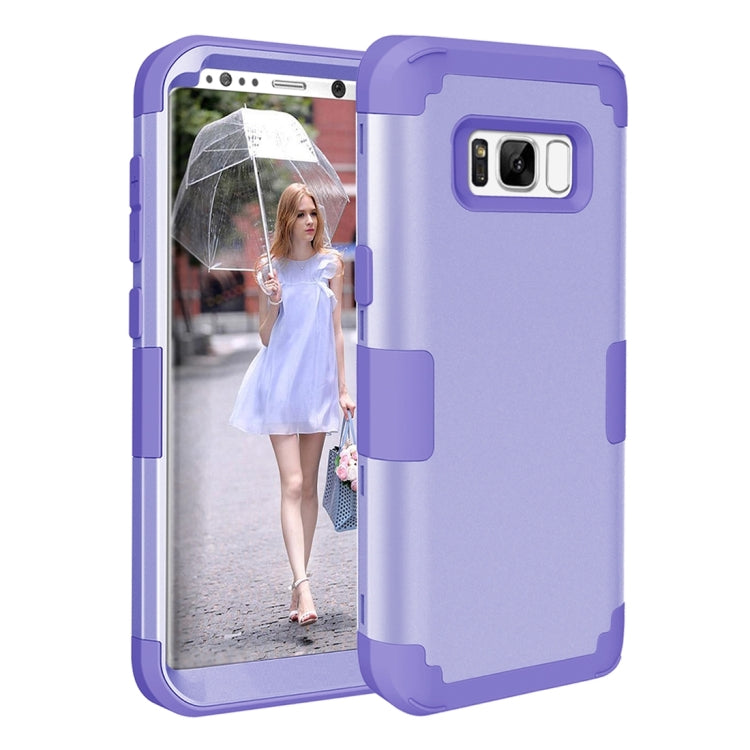 For Galaxy S8 Dropproof 3 in 1 Silicone sleeve for mobile phone