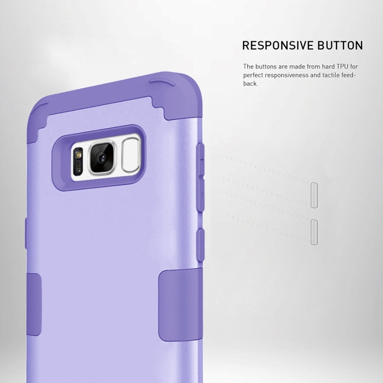 For Galaxy S8 Dropproof 3 in 1 Silicone sleeve for mobile phone