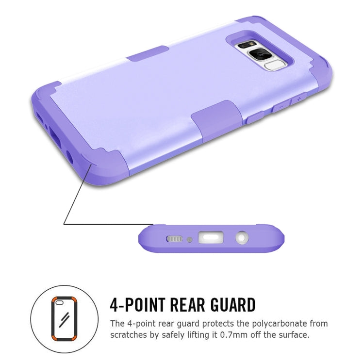 For Galaxy S8 Dropproof 3 in 1 Silicone sleeve for mobile phone