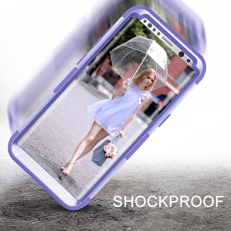 For Galaxy S8 Dropproof 3 in 1 Silicone sleeve for mobile phone