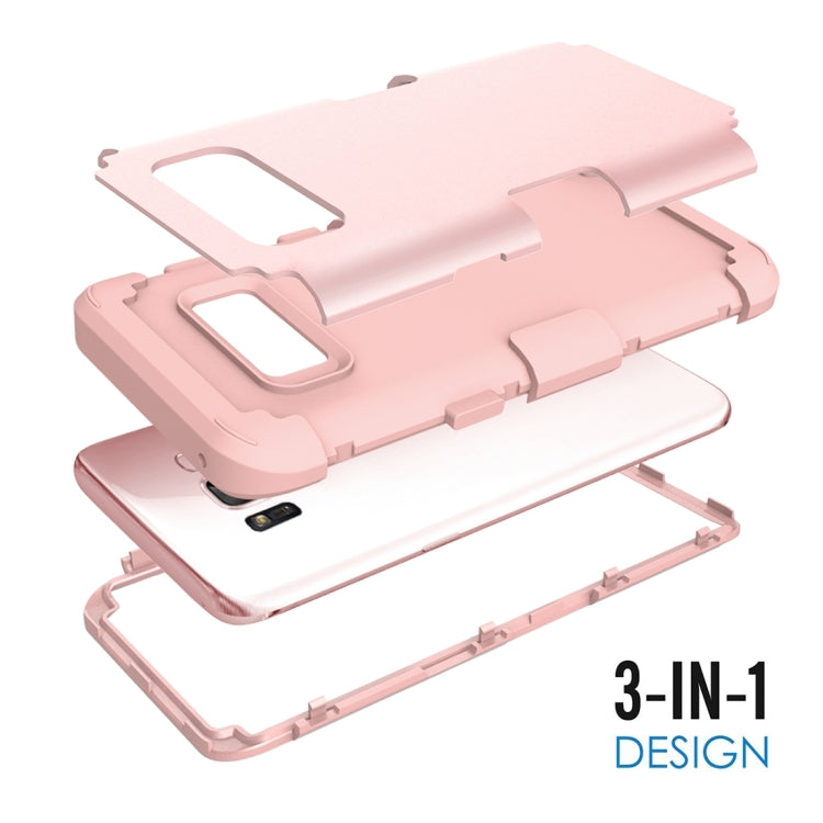 For Galaxy S8 Dropproof 3 in 1 Silicone sleeve for mobile phone