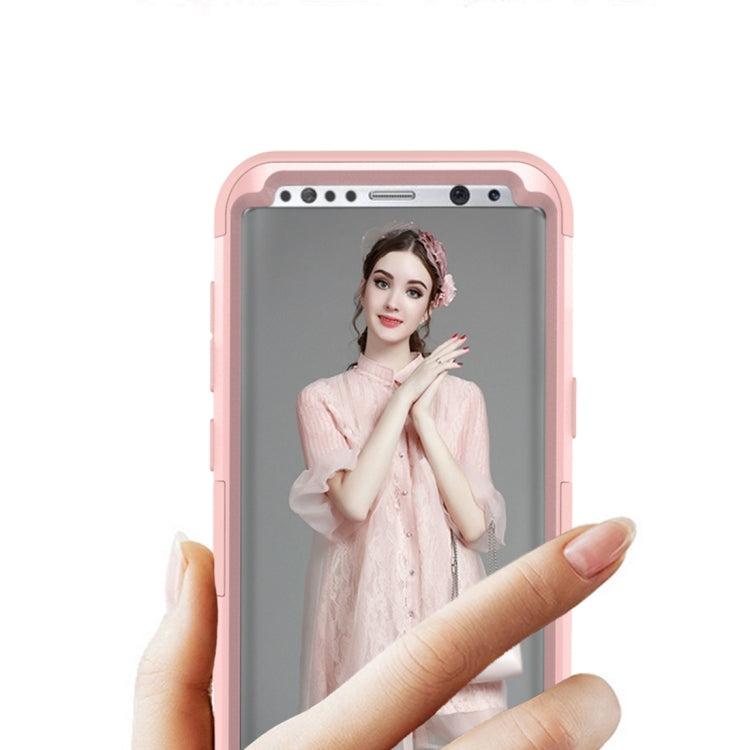 For Galaxy S8 Dropproof 3 in 1 Silicone sleeve for mobile phone