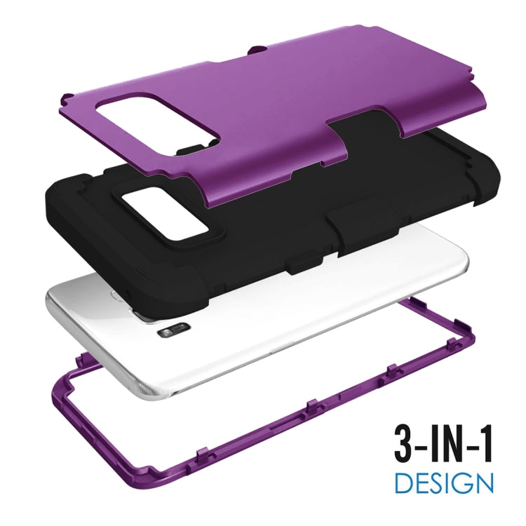 For Galaxy S8 Dropproof 3 in 1 Silicone sleeve for mobile phone