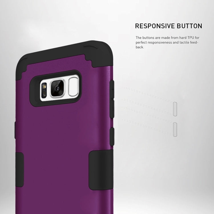 For Galaxy S8 Dropproof 3 in 1 Silicone sleeve for mobile phone