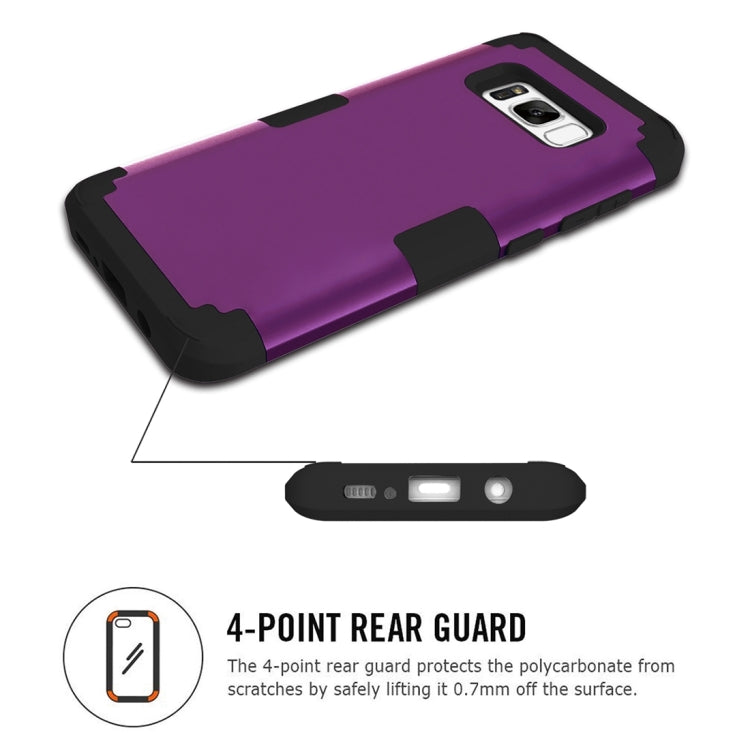 For Galaxy S8 Dropproof 3 in 1 Silicone sleeve for mobile phone