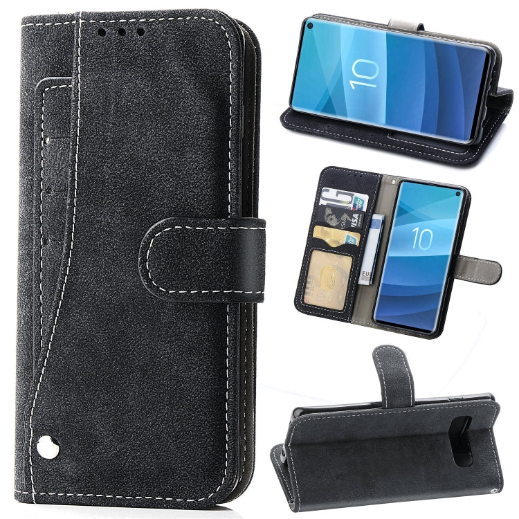 Frosted 360 Degree Rotating Case with Holder & Card Slot for Galaxy S10e