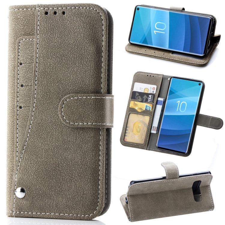 Frosted 360 Degree Rotating Case with Holder & Card Slot for Galaxy S10e