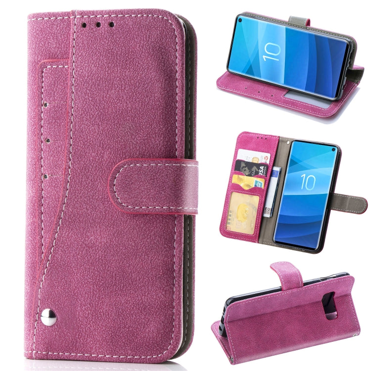 Frosted 360 Degree Rotating Case with Holder & Card Slot for Galaxy S10e