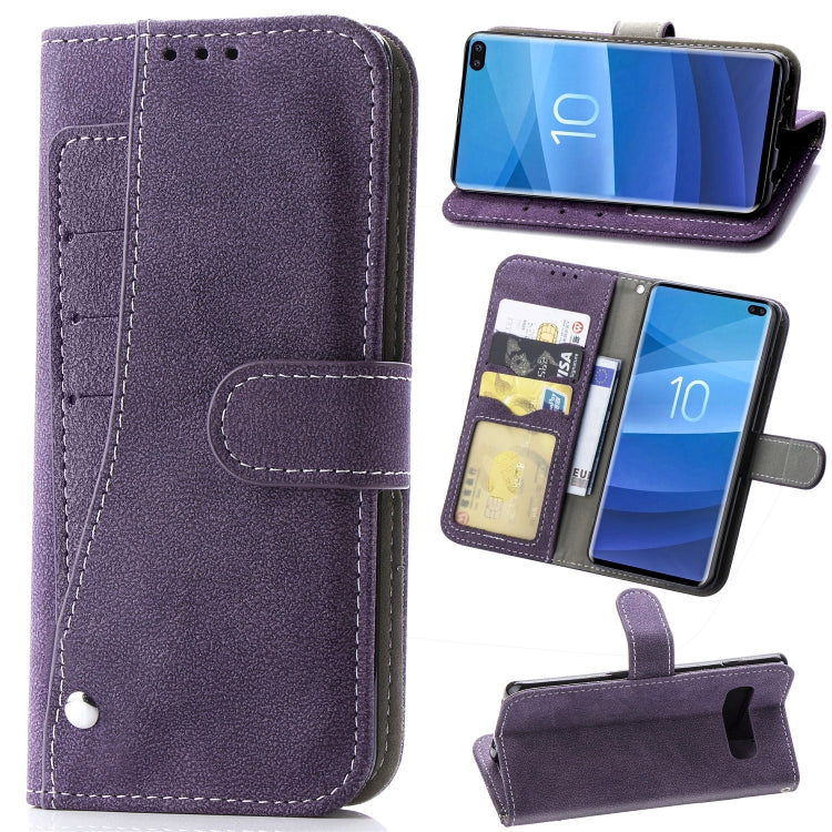 Frosted 360 Degree Rotating Case with Holder & Card Slot for Galaxy S10+