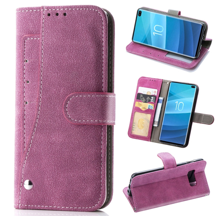 Frosted 360 Degree Rotating Case with Holder & Card Slot for Galaxy S10+