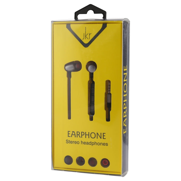 JKR-310 3.5mm In-ear Wired Stereo Earphone with Mic, Support Hands-free Calls, For Phones, Tablets, Computers and other Devices with 3.5mm Audio Jack
