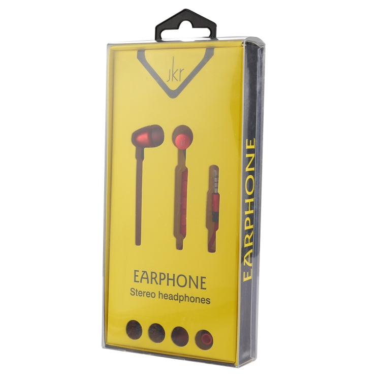 JKR-310 3.5mm In-ear Wired Stereo Earphone with Mic, Support Hands-free Calls, For Phones, Tablets, Computers and other Devices with 3.5mm Audio Jack